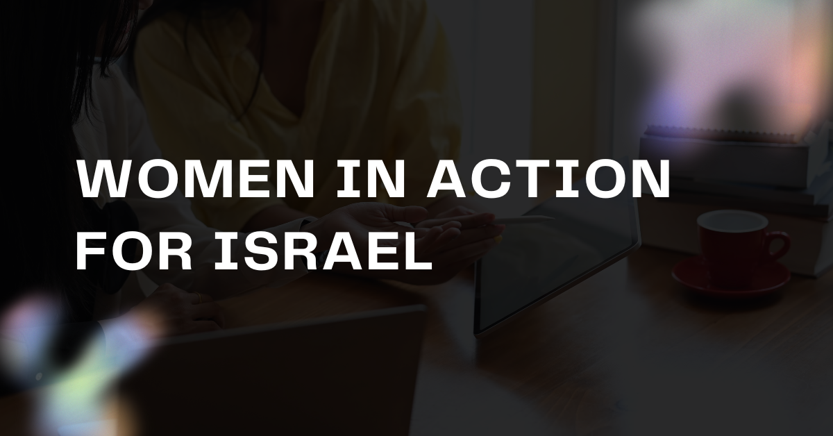 Women in action for Israel_blog